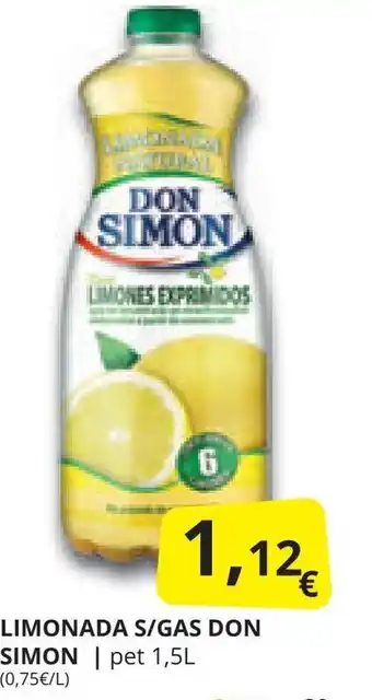 Supermercados MAS LIMONADA S/GAS DON SIMON oferta