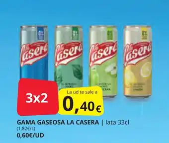 Supermercados MAS GAMA GASEOSA LA CASER oferta