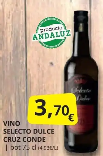 Supermercados MAS VINO SELECTO DULCE CRUZ CONDE oferta