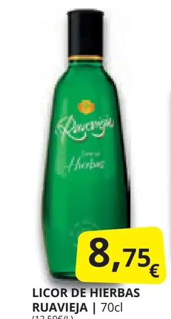 Supermercados MAS LICOR DE HIERBAS RUAVIEJA | 70cl oferta