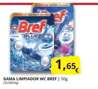 Supermercados MAS GAMA LIMPIADOR WC BREF | 50g oferta