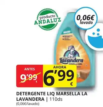 Supermercados MAS DETERGENTE LIQ MARSELLA LA LAVANDERA oferta