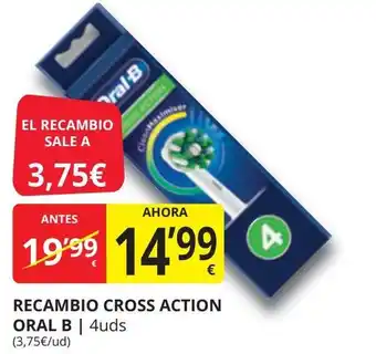 Supermercados MAS RECAMBIO CROSS ACTION ORAL B oferta