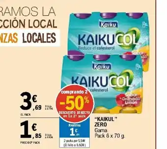 E.Leclerc Kaikul Zero Garna Pack 6 x 70g oferta