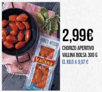 Claudio CHORIZO APERITIVO VALLINA BOLSA 300 G oferta