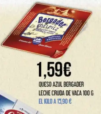 Claudio QUESO AZUL BERGADER LECHE CRUDA DE VACA 100 G oferta