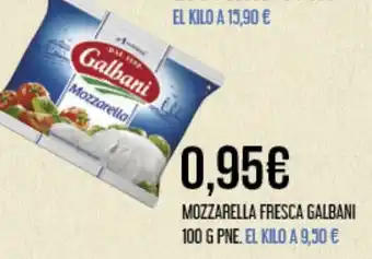Claudio MOZZARELLA FRESCA GALBANI 100 G PNE oferta