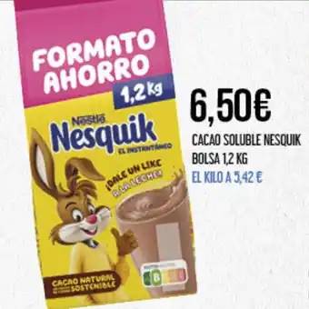 Claudio CACAO SOLUBLE NESQUIK BOLSA 1,2 KG oferta