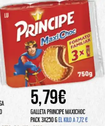 Claudio GALLETA PRINCIPE MAXICHOC PACK 3X250 G oferta
