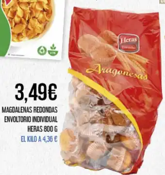 Claudio MAGDALENAS REDONDAS ENVOLTORIO INDIVIDUAL HERAS 800 G oferta