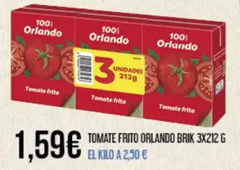 Claudio TOMATE FRITO ORLANDO BRIK 3X212 G oferta