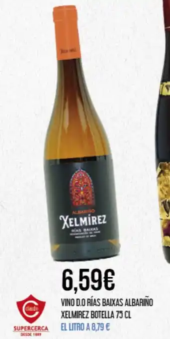 VINO D.O RÍAS BAIXAS ALBARIÑO XELMIREZ BOTELLA 75 CL