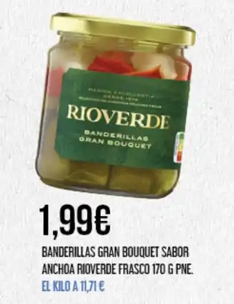 Claudio BANDERILLAS GRAN BOUQUET SABOR ANCHOA RIOVERDE FRASCO 170 G PNE. oferta