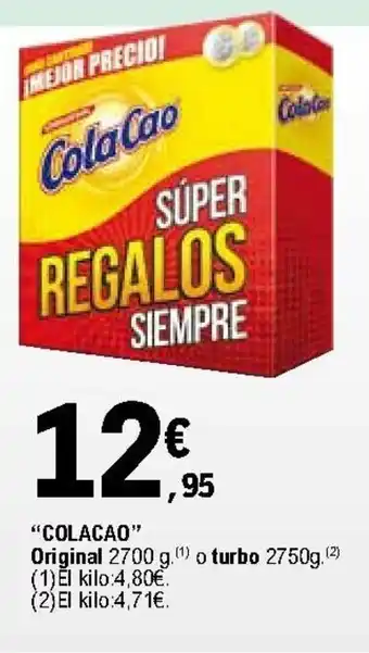 E.Leclerc Colacao 2700g oferta