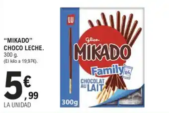 E.Leclerc "MIKADO" CHOCO LECHE. oferta