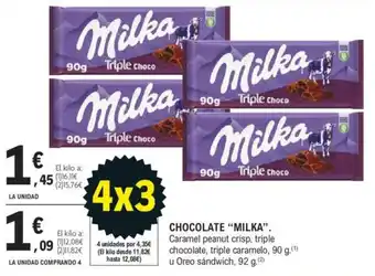E.Leclerc CHOCOLATE "MILKA" oferta