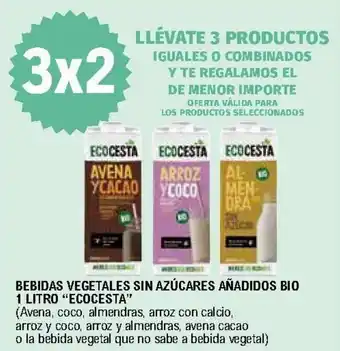E.Leclerc Ecocesta Bebidas Vegetales Sin Azúcares Añadidos Bio 1 Litro oferta