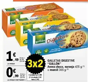 E.Leclerc Gullón Galletas Digestive 425g oferta