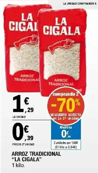 E.Leclerc La cigla Arroz Tradicional oferta
