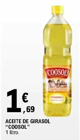 E.Leclerc Coosol Aceite de girasol 1l oferta