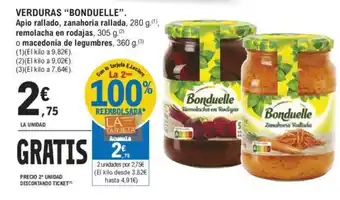E.Leclerc VERDURAS "BONDUELLE" oferta