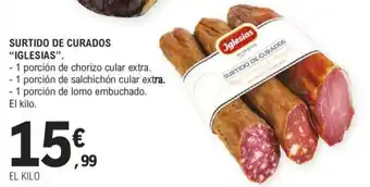 E.Leclerc SURTIDO DE CURADOS "IGLESIAS" oferta