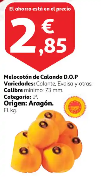 Alcampo Melocotón de Calanda D.O.P oferta