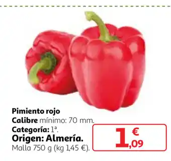 Alcampo Pimiento rojo Malla 750g oferta