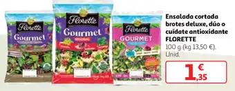 Alcampo Florette Ensalada cortada brotes deluxe, dúo o cuídate antioxidante 100g oferta
