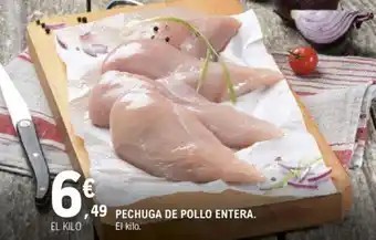 E.Leclerc PECHUGA DE POLLO ENTERA. oferta