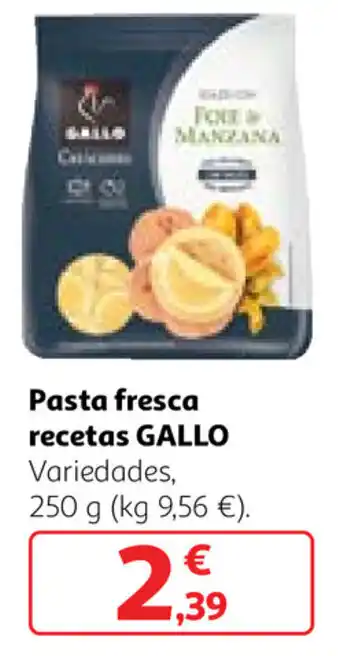 Alcampo Gallo Pasta fresca recetas Variedades 250g oferta