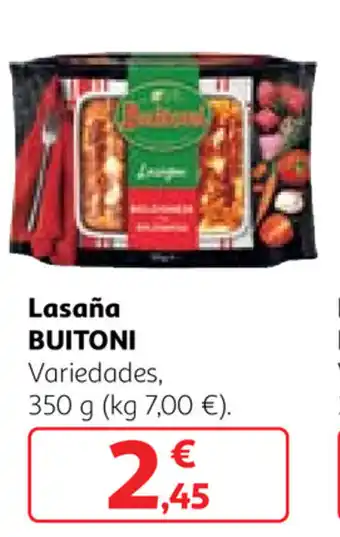 Alcampo Lasaña Buitoni 350 g oferta
