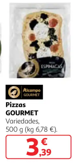 Alcampo Pizzas Gourmet 500g oferta