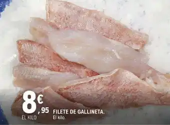 E.Leclerc FILETE DE GALLINETA. oferta