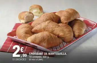 E.Leclerc CROISSANT DE MANTEQUILLA oferta