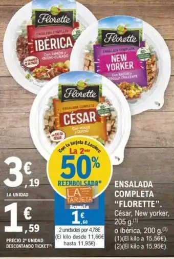 E.Leclerc ENSALADA COMPLETA "FLORETTE" oferta