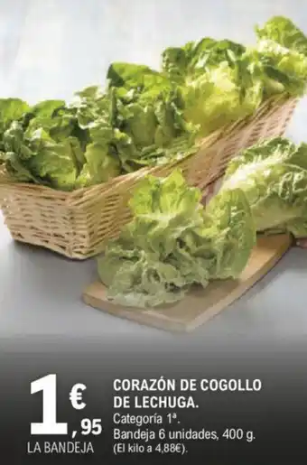 E.Leclerc CORAZÓN DE COGOLLO DE LECHUGA. oferta