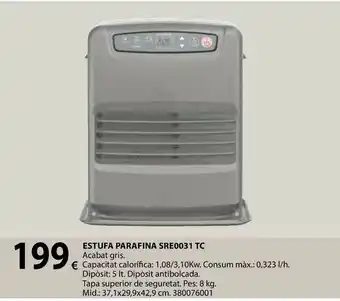 Fes Més Estufa parafina sre0031 tc oferta
