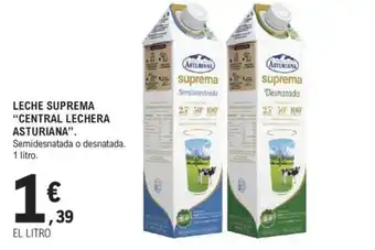 E.Leclerc LECHE SUPREMA "CENTRAL LECHERA ASTURIANA" oferta