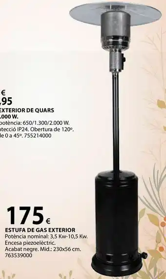 Fes Més Estufa de gas exterior oferta