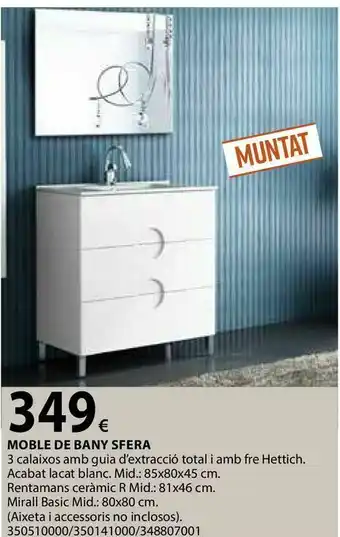 Fes Més Moble de bany sfera oferta