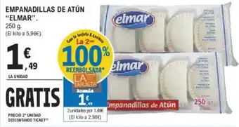 E.Leclerc EMPANADILLAS DE ATÚN "ELMAR" oferta