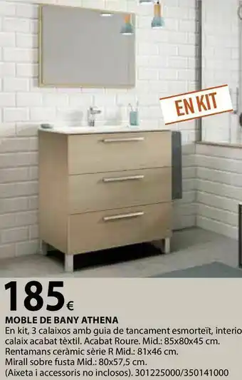 Fes Més Moble de bany athena oferta