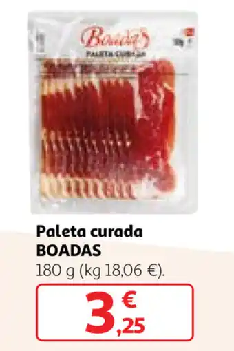 Alcampo Boadas Paleta curada 180g oferta