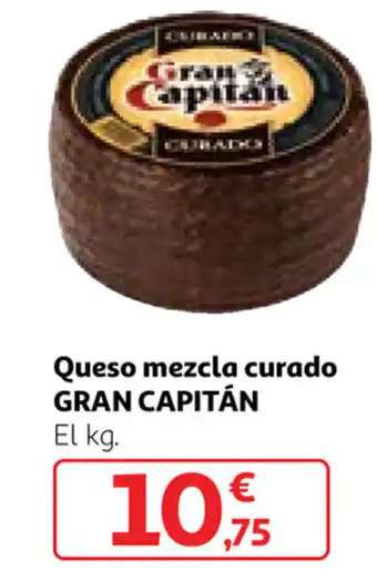 Alcampo Gran Capitán Queso mezcla curado oferta