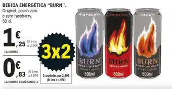 E.Leclerc BEBIDA ENERGÉTICA "BURN" oferta