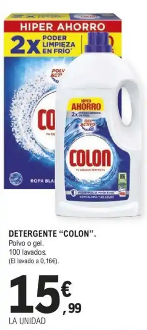 E.Leclerc DETERGENTE "COLON" oferta