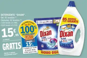 E.Leclerc DETERGENTE "DIXAN". oferta