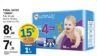 E.Leclerc PAÑAL GATEO "UNNIA" oferta