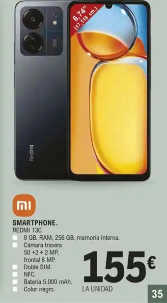 E.Leclerc SMARTPHONE. REDMI 13C oferta